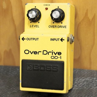 BOSS OD-1 Over Drive 1980 Vintage guitar pedal Made in Japan