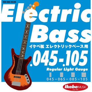 Ikebe Original Electric Bass Strings イケベ弦 エレキベース用 045-105 [Regular Light Gauge/IKB-EBS-45105]