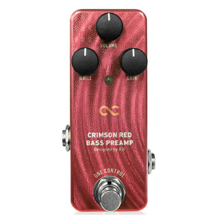 ONE CONTROLCRIMSON RED BASS PREAMP コンパクトエフェクター ベースプリアンプ
