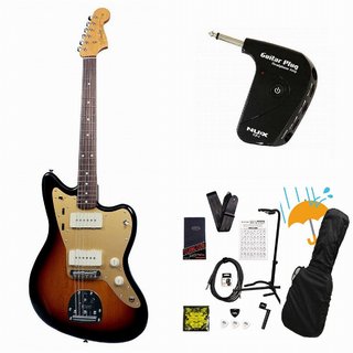 FenderISHIBASHI FSR MIJ Traditional 60S Jazzmaster 3 Tone Sunburst Slab Rosewood FB With Anodized PG GP-1