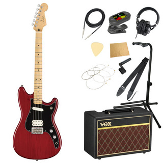 Fenderフェンダー Player Duo Sonic HS MN CRT エレキギター VOXアンプ付き 入門11点 初心者セット