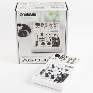 YAMAHA 【中古】 ミキサー ヤマハ YAMAHA AG03 W ライブストリーミングミキサー ホワイト