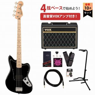 Squier by Fender Affinity Series Jaguar Bass H Black,Maple VOXアンプ付属エレキベース初心者セット【WEBSHOP】