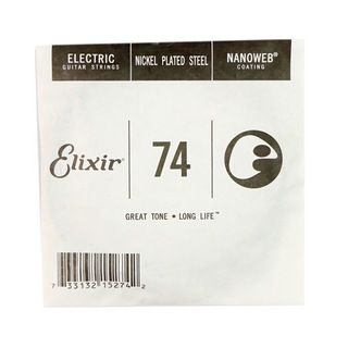 Elixir15274/074 バラ弦×4本 エリクサー ナノウェブ ギター弦