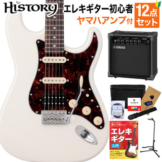 HISTORY HST/SSH-Standard VWH 初心者セット ヤマハアンプ付 ストラトキャスタータイプ