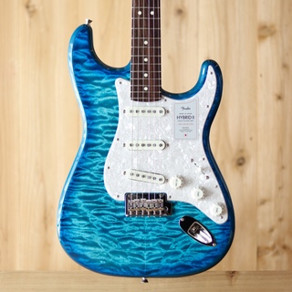 Fender 2024 Collection Made in Japan Hybrid II Stratocaster Quilt Aquamarine