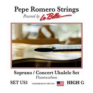 Pepe RomeroUS1 ウクレレ ソプラノ コンサート 弦 Hi-Gセット