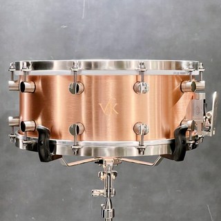 VK DRUMSCopper 2.0mm 14×6 Snare Drum [Made in England]【店頭展示特価品】