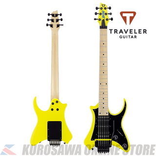 Traveler GuitarVaibrant Standard V88S Electric Yellow 《HSH PU搭載》【ストラッププレゼント】