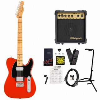 FenderPlayer II Telecaster HH Maple Fingerboard Coral Red フェンダー PG-10アンプ付属エレキギター初心者セッ