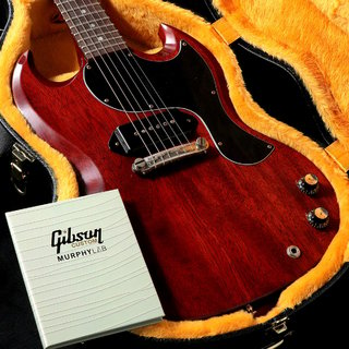 Gibson Custom Shop Murphy Lab 1963 SG Junior Lightning Bar Ultra Light Aged Cherry(重量:2.83kg)【渋谷店】