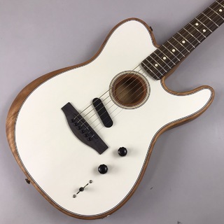 Fender ACOUSTASONIC PLAYER　TELECASTER AWT Arctic White エレアコギターアコスタソニック プレイヤー