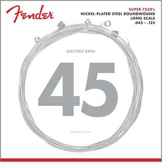 Fender7250 Bass Strings Nickel Plated Steel Long Scale 7250-5M .045-.125 Gauges 5弦用 【福岡パルコ店】