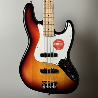 Squier by Fender 【現物画像】Affinity Series Jazz Bass Maple Fingerboard White Pickguard 3-Color Sunburst ジャズベー