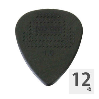 Jim Dunlop MAXGRIP STD 1.00 449R10 BLACK ギターピック×12枚