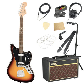 Squier by Fender Affinity Series Jaguar 3-Color Sunburst エレキギター VOXアンプ付き 入門11点 初心者セット