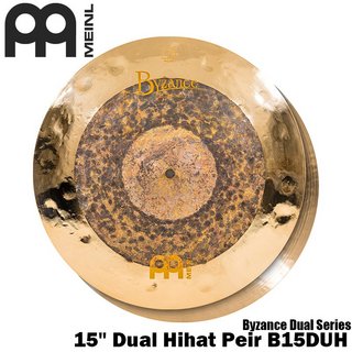Meinl １５”ハイハットシンバル B15DUH / 15" Dual Hihat Peir