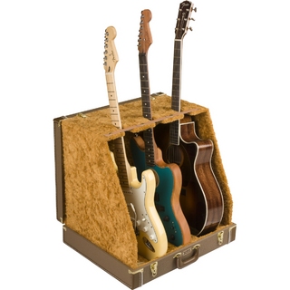Fender Classic Series Case Stand - 3 Guitar Brown フェンダー [3本立てスタンド]【WEBSHOP】