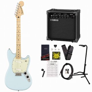 Fender Player Mustang Maple Fingerboard Sonic Blue YAMAHA GA15IIアンプ付属初心者セット【WEBSHOP】