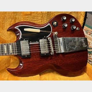 Gibson Custom Shop Murphy Lab 1964 SG Standard w/Maestro Vibrola "Ultra Light Aged" Cherry Red (#302314)