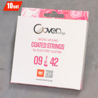 Cover stringsCOATED STRINGS  エレキギター弦 .009-.042  【10セットパック】