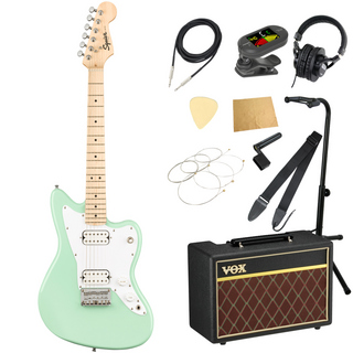 Squier by Fender スクワイヤー/スクワイア Mini Jazzmaster HH Maple Fingerboard Surf Green エレキギター 初心者セット
