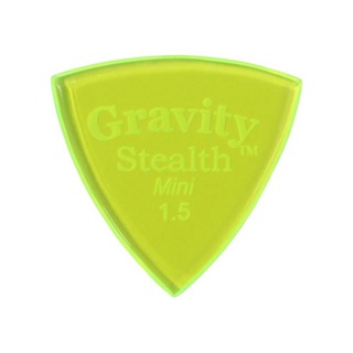 Gravity Guitar PicksStealth -Mini- GSSM15P 1.5mm Fluorescent Green ギターピック