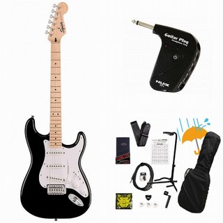 Squier by Fender Sonic Stratocaster Maple FB WH PG Black GP-1アンプ付属エレキギター初心者セットR【WEBSHOP】