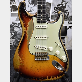 Fender Custom Shop MBS 1961 Stratocaster Heavy Relic -Faded 3 Color Sunburst- by Dale Wilson