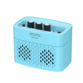 AROMA AG-05 Bluetooth Blue 5W ギターアンプ 充電式バッテリー内蔵【福岡パルコ店】