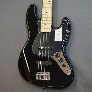 FenderMade in Japan Hybrid II Jazz Bass Maple Fingerboard - Black -