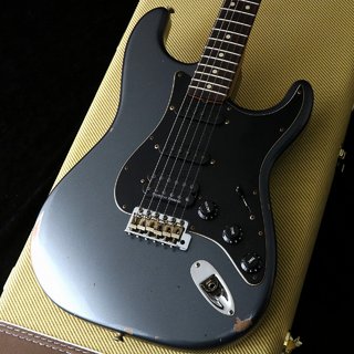 Fender Custom Shop Custom Built 1964 Stratocaster HSS Relic Aged Charcoal Frost Metallic【御茶ノ水本店】