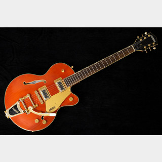 GretschG5655TG Electromatic Center Block Jr. Single-Cut with Bigsby  and Gold Hardware Orange Stain 