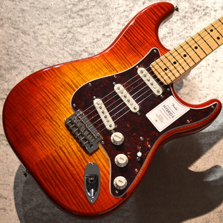 Fender2024 Collection Made in Japan Hybrid II Stratocaster ～Flame Sunset Orange Transparent～ #JD24004758