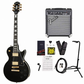EpiphoneInspired by Gibson Les Paul Custom Ebony エピフォン エレキギター レスポール カスタム FenderFrontman1