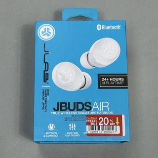 JLAB AUDIO JBuds Air
True Wireless Earbuds (ホワイト) ワイヤレスイヤホン 防塵防滴IP55