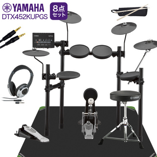 YAMAHADTX452KUPGS 3シンバル拡張 マット付き自宅練習8点セット 電子ドラムセット