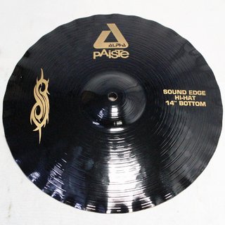 PAiSTe Black Alpha Slipknot Edition Sound Edge HI-HAT Bottom ボトムのみ 14インチ パイステ【池袋店】