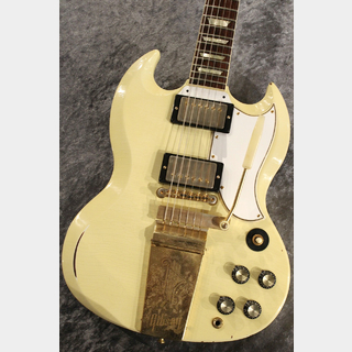 Gibson Custom ShopUS Dealer Limited Run Murphy Lab 1961 Les Paul SG Standard /Maestro Heavy Aged Antique Polaris White
