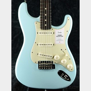 Fender Made in Japan Junior Collection Stratocaster - Satin Daphne Blue  / Maple -【ローン金利0%!!】