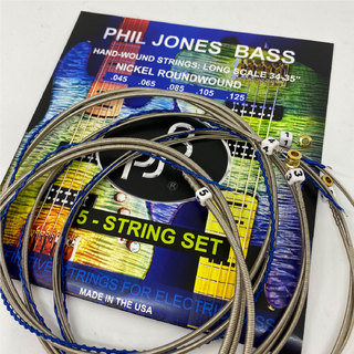 Phil Jones BassHAND-WOUND STRINGS Nickel 5弦用【定形外】