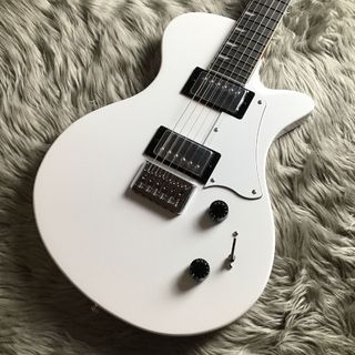 RYOGAHORNET White エレキギター ハムバッカー ベイクドメイプルネック