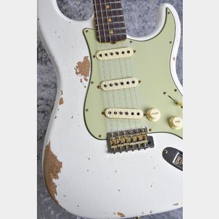 Fender Custom Shop Limited Edition 1964 L-Series Stratocaster Heavy Relic / Aged Olympic White [3.48kg]