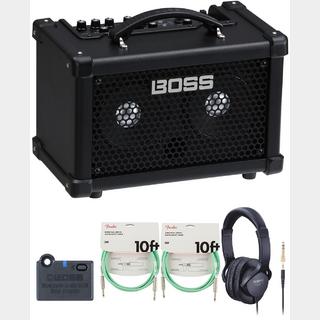 BOSSDUAL CUBE BASS LX Bass DCB-LX Amplifier ベースアンプ [BT-DUAL + 周辺機器アイテム同時購入セット] フェ