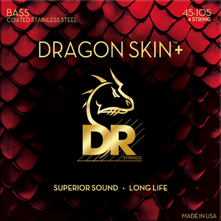 DR DRAGON SKIN+ ステンレススチール ミディアム 045-105 ベース弦DBS-45