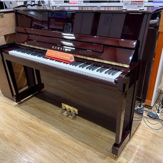 KAWAI K-114SN マホガニー艶出し塗装仕上げ アップライトピアノ 88鍵盤 島村楽器オリジナルモデル【店頭展示品】