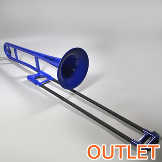 pInstruments pBone ブルー プラスチック トロンボーン