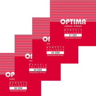 OPTIMA No.2205 RED マンドラ弦／全弦８本セット スタンダード