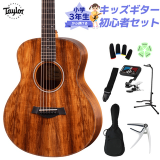 TaylorGS Mini-e KOA 小学生 3年生から弾ける！キッズギター初心者セット エレアコギター