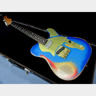 Paoletti Guitars Nancy Loft Tomo Fujita Relic Blue Custom 